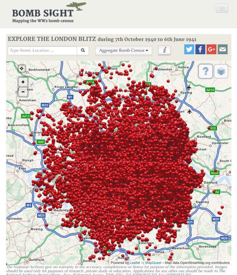Illustration for article titled Did a Nazi Bomb Fall on Your House?